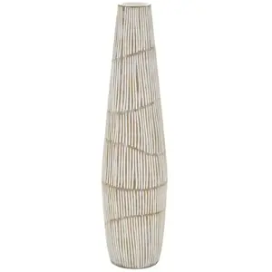 Vase en résine Mauro Ferretti Hanoi 17x68,5 cm pas cher