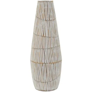 Vase en résine Mauro Ferretti Hanoi Ø 6 cm 17x47 cm pas cher