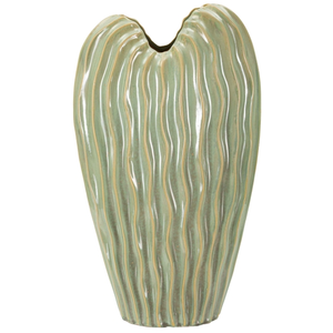 Comparateur de prix : Vase en céramique verte cm 27x14x46,5 0421410001
