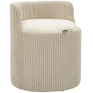 Comparateur de prix : Pouf de coiffeurse avec rangement Mauro Ferretti Dublino 47x53 cm