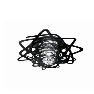 Comparateur de prix : SLAMP lampe au plafond plafonnier AURORA MINI (Noir - Cristalflex®)
