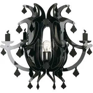 SLAMP applique GINETTA (Noir - Opalflex® - Cristalflex®)Vendu parmyareadesign