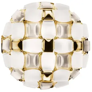 SLAMP lampe murale applique ou lampe de plafond plafonnier MIDA (White Gold - Lentiflex® / Opalflex®) pas cher