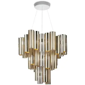 SLAMP lampe à suspension LA LOLLO XL (Gold - Brushed Goldflex ®)Vendu parmyareadesign