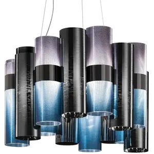 Slamp La Lollo Medium suspension bleue/fumée pas cher