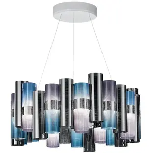 SLAMP lampe à suspension LA LOLLO LARGE (Gradient - Cristalflex® / Lentiflex®)Vendu parmyareadesign