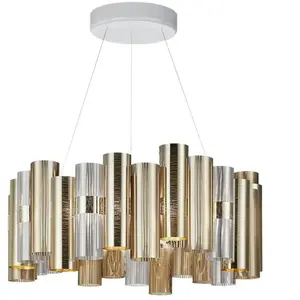 SLAMP lampe à suspension LA LOLLO LARGE (Gold - Brushed Goldflex ®) pas cher