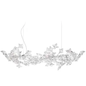 SLAMP lampe à suspension HANAMI LARGE (Prisme avec câble transparent -... pas cher