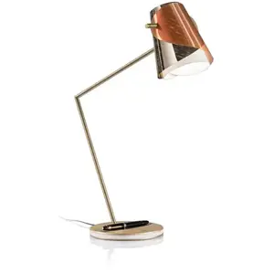 SLAMP lampe de table OVERLAY (Ballpoint pen - Laiton, Copperflex® & Lentiflex®) pas cher