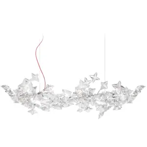 SLAMP lampe à suspension HANAMI LARGE (Prisme avec câble rouge - Lentiflex)Vendu parmyareadesign