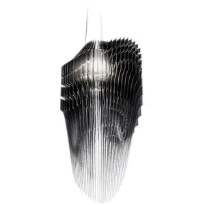 SLAMP lampe à suspension AVIA LARGE (Black fade - Cristalflex® / Lentiflex®)Vendu parmyareadesign