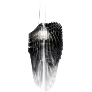 SLAMP lampe à suspension AVIA SMALL (Black fade - Cristalflex® / Lenti...Vendu parmyareadesign
