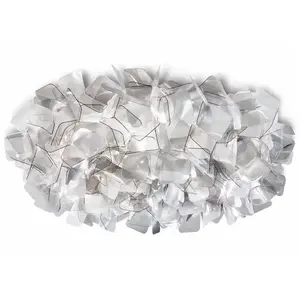 Comparateur de prix : Slamp CLIZIA-Applique / Plafonnier Cristalflex® Fumé Ø78cm