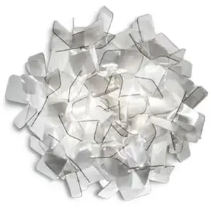 Comparateur de prix : Slamp CLIZIA-Applique / Plafonnier Cristalflex® Fumé Ø32cm