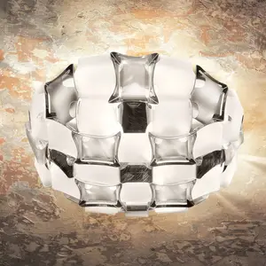 Comparateur de prix : Slamp Mida plafonnier, Ø 67 cm, platine/blanc