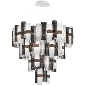 SLAMP lampe à suspension LA LOLLONA 4 (Pewter / White - Cristalflex® /...Vendu parmyareadesign