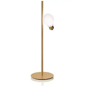 Comparateur de prix : Slamp IDEA-Lampe à poser forme Ampoule Technopolymère/Métal H45.5cm Laiton
