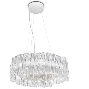 Comparateur de prix : Slamp ACCORDEON-Suspension LED effet plissé Technopolymère Ø57cm