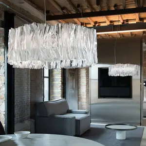 SLAMP lampe à suspension ACCORDÉON Accordeon (3000K Prisme / Silver - Lentiflex) pas cher