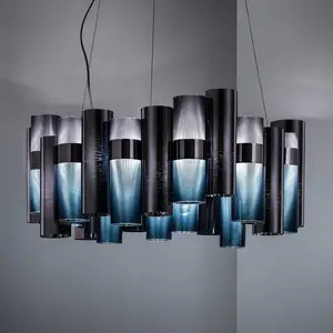 Slamp La Lollo L suspension LED, Ø80cm, gradient pas cher