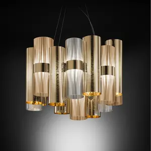 Slamp La Lollo M suspension LED, dorée pas cher