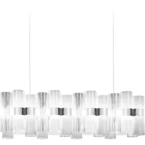 Slamp Suspension LED La Lollo, blanc, 100 cm pas cher