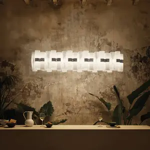 Slamp Suspension LED La Lollo, blanc, 140 cm pas cher