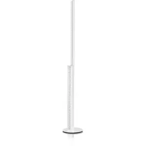 Slamp Lampe sur pied LED Modula torsadée, plissée, gris clair pas cher