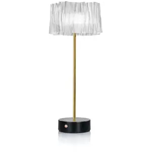 Comparateur de prix : Slamp ACCORDÉON BATTERY-Lampe à poser sans fil LED Lentiflex H32.7cm