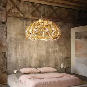 Comparateur de prix : Slamp Suspension Quantica, doré, Ø 120 cm