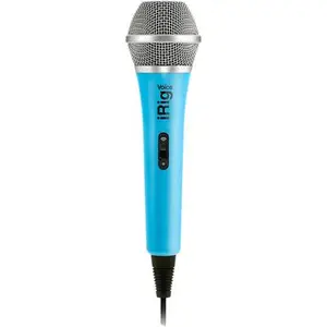 IK Multimedia iRig VOICE Bleu - Micro de poche pour iPod, iPhone et iPadVendu paramazon