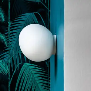 Foscarini Gregg Applique murale/Plafonnier, E14, FN1680052R1B10, pas cher