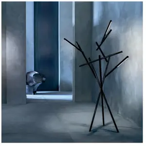 Foscarini TUAREG-Lampadaire LED Trépied H210cm Argenté