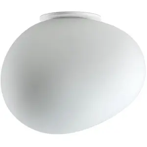 Foscarini GREGG MEDIA-Plafonnier LED verre soufflé L31cm