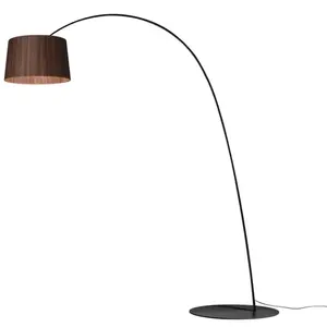Foscarini Twiggy Wood Lampadaire LED, longueur : 170 cm, FN159003WT1_5...