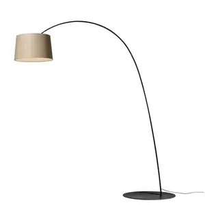 Foscarini TWIGGY WOOD-Lampadaire Arc LED avec Variateur H215cm Violet
