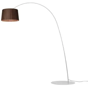 Foscarini Twiggy Wood Lampadaire LED, longueur : 170 cm, FN159003WT2_5...