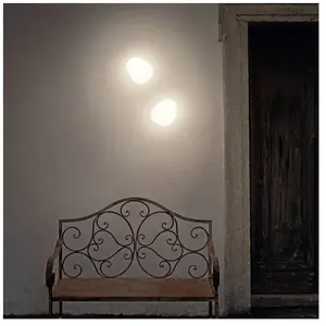 Foscarini Gregg Outdoor Applique murale/Plafonnier G9, FN168025W_10, pas cher