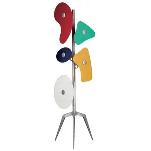 Foscarini Orbital lampadaire éléments verre coloré