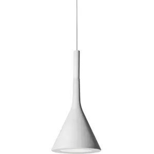 Foscarini APLOMB-Suspension Ciment ampoule LED Ø16,5cm