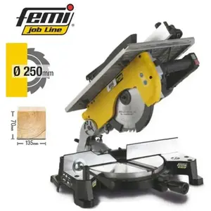 Comparateur de prix : Femi - Job Line - Scie à onglet 1800W avec déligneuse ø 250 mm - TR235
