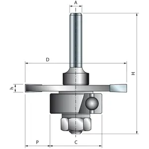 Comparateur de prix : Bosch Fraise à rainurer avec roulement série 63 (A) - FREUD - F03FR02146