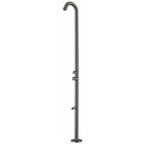 Quartu De Douche Gunmetal Cm 228,9x18x25 Sined Doccia Quartu Canna Fuc...