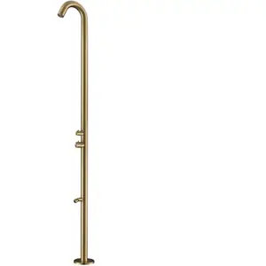 Sined quartu douche exterieure en inox 316l avec douche de tête et lav...