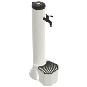 Sined - Kit Fontaine Blanche Avec Seau Cm 25x33x99 Kit Fontana Tritone Bianco pas cher