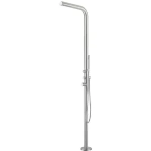 Sined Budoni Inox 316l Douche Dexterieur Avec Mitigeur Et Douchette In...
