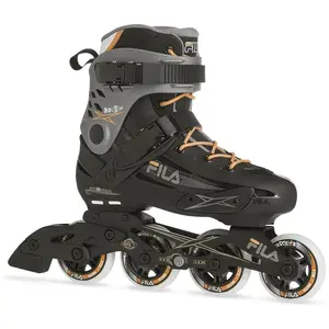 Comparateur de prix : Rollers Fila Skates Madame Houdini noir gris orange femme - 39