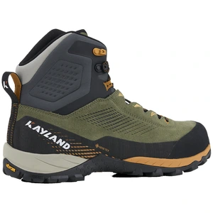 Chaussures de randonnee kayland vision gore tex vert orange pas cher
