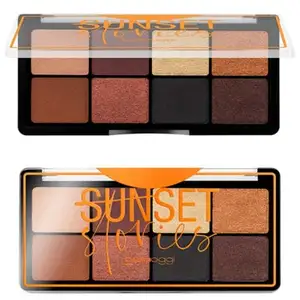 BELLAOGGI SUNSET STORIES PALETTE OLES GOLD SMOKEY DEEP NUDE pas cher