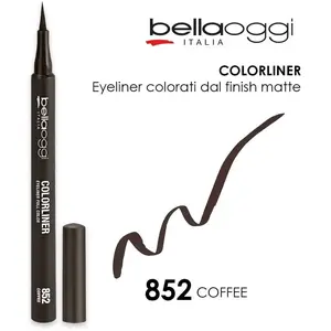 bellaoggi Color Liner eyeliner longue tenue teinte Coffee 1 ml pas cher